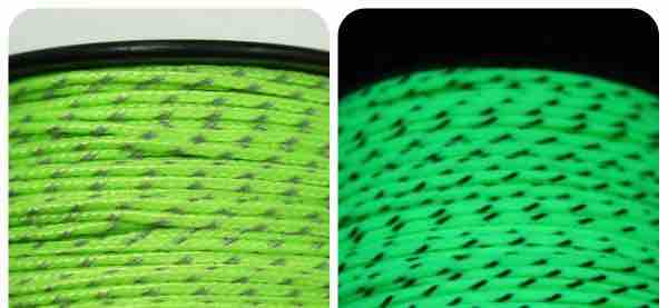 (image for) ReflectiveNeonGreenBlacklightMicroParacord - Click Image to Close